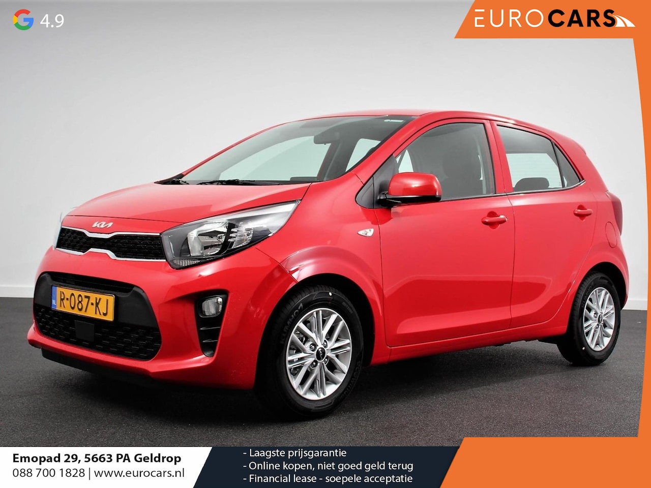 Kia Picanto - 1.0 DPi DynamicLine Automaat Navigatie Apple Carplay/Android Auto Airco Camera Lichtmetale - AutoWereld.nl