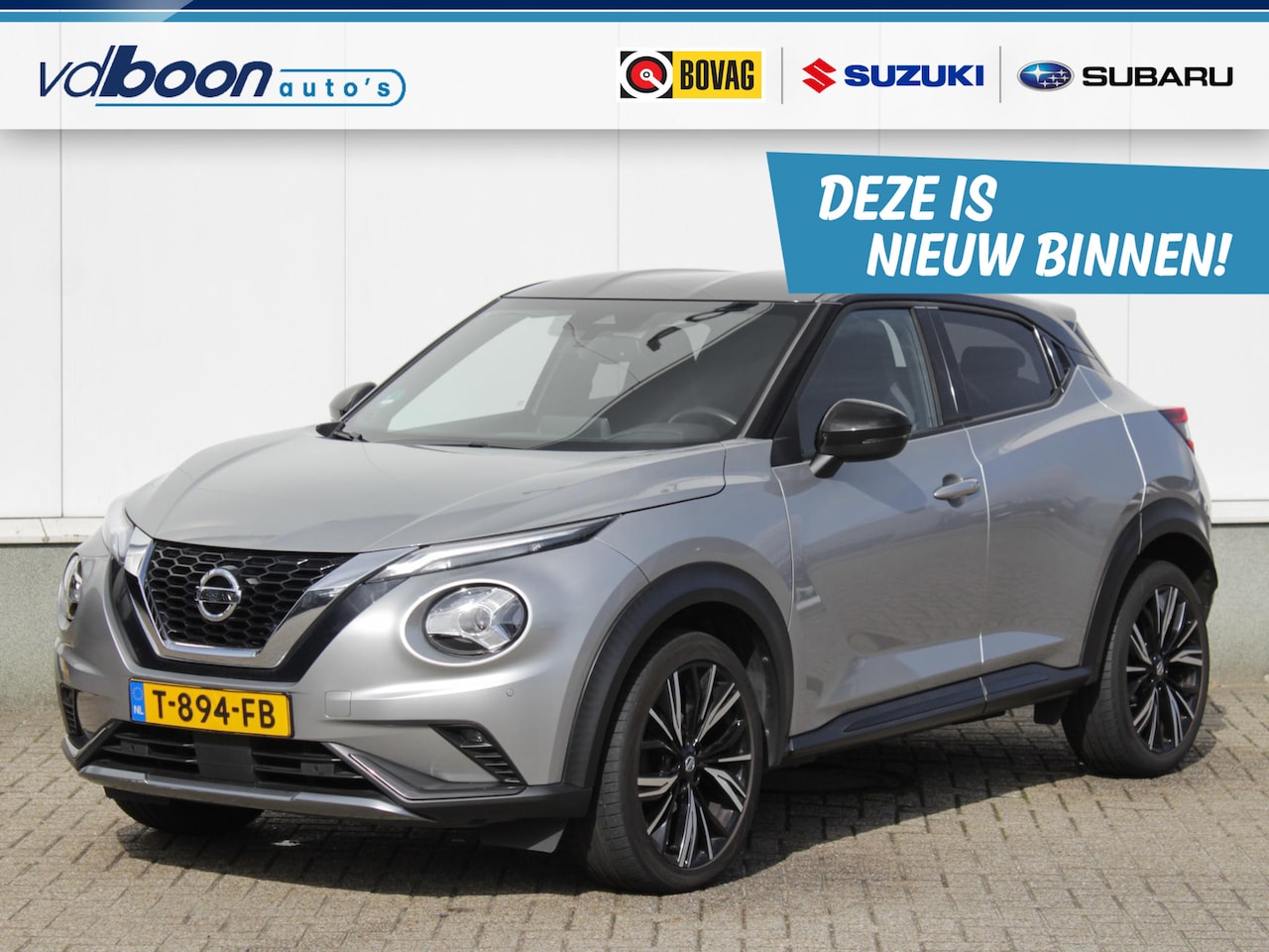 Nissan Juke - 1.0 DIG-T N-Design | Navi | Cruise | Clima | Park sens | Lm-Velgen - AutoWereld.nl