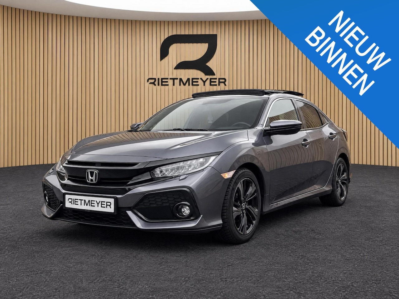 Honda Civic - 1.0 i-VTEC Premium |Pano |Stoelverw. |Leder |Camera - AutoWereld.nl