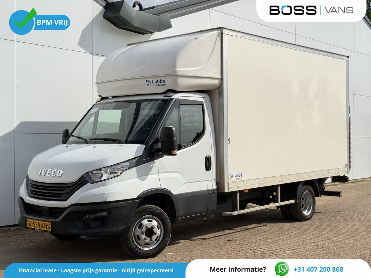 Iveco Daily - 35C16 3.0 160PK Bakwagen Laadklep Zijdeur Camera Climate Control Bluetooth Luchtgeveerde s - AutoWereld.nl