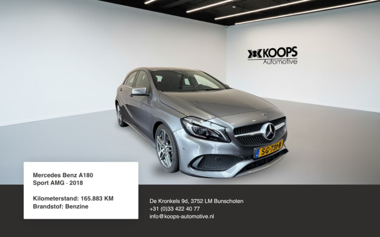 Mercedes-Benz A-klasse - 180 Sport Edition Automaat | Navigatie | Camera | Cruise Control | AMG line - AutoWereld.nl