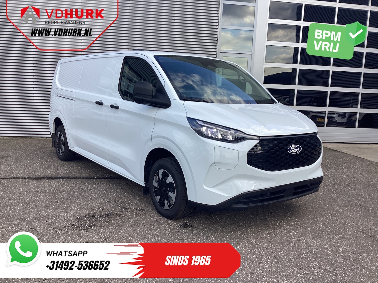 Ford Transit Custom - E-Transit L2 Trend 71 kWh 370 km WLTP LED/ Standkachel/ Stoelverw./ Carplay/ Camera/ PDC/ - AutoWereld.nl