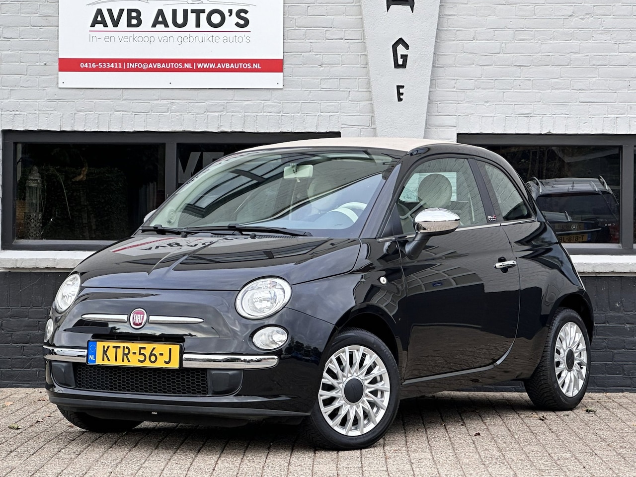 Fiat 500 C - 1.2 Lounge Cabrio Airco PDC - AutoWereld.nl