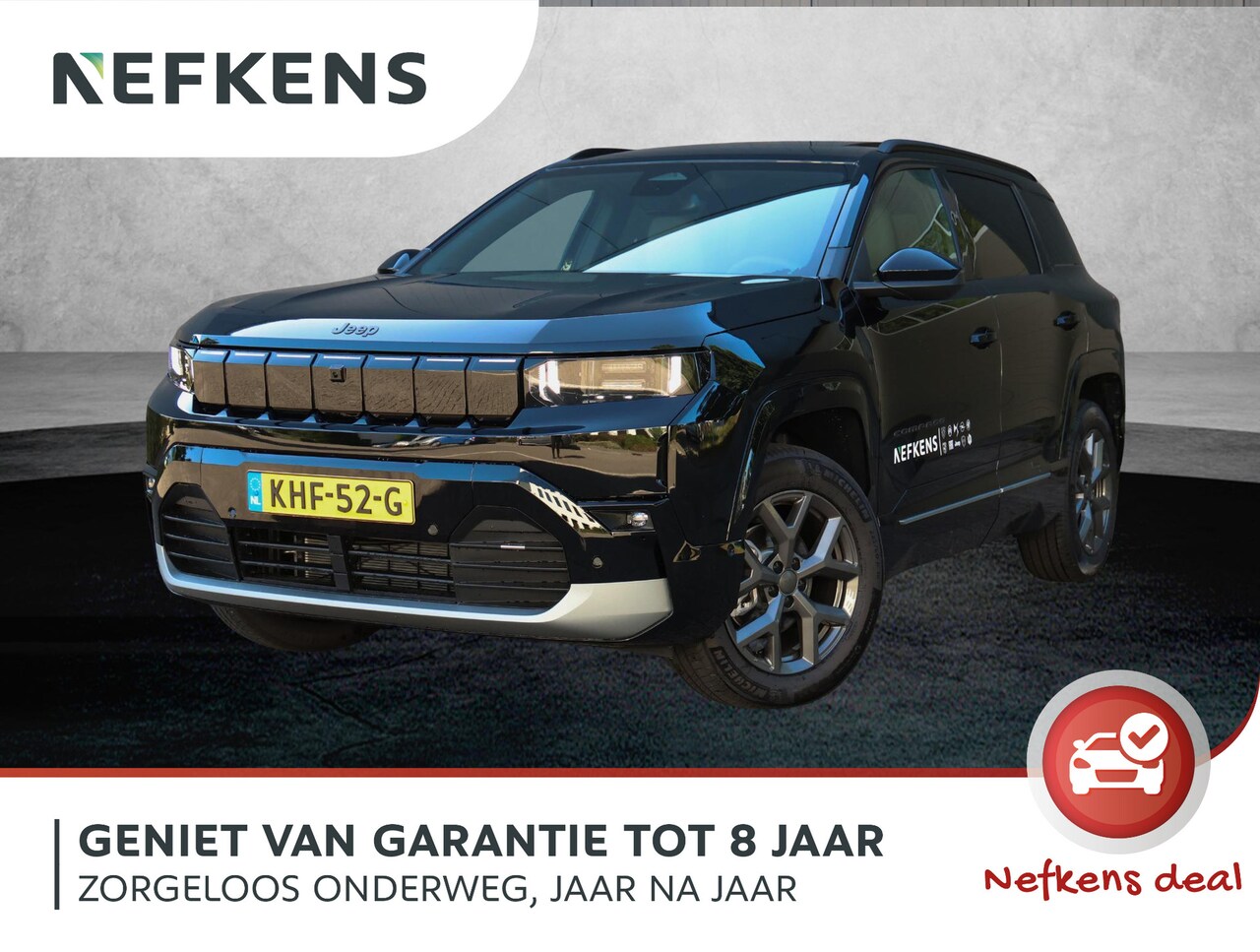 Jeep Compass - 1.2 e-Hybrid First Edition | Elektrisch schuifdak | Rondomzicht camera | Stoelverwarming e - AutoWereld.nl