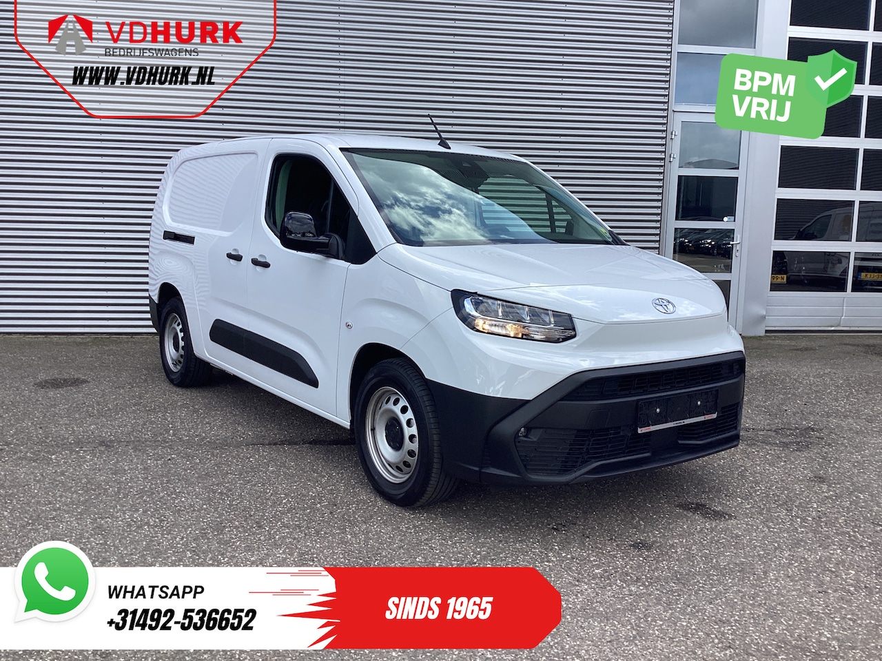 Toyota PROACE CITY Electric - e-ProAce 50 kWh 320 km WLTP L2 3Pers./ LED/ Standkachel/ Stoelverw./ Stuurverw./ Carplay/ - AutoWereld.nl