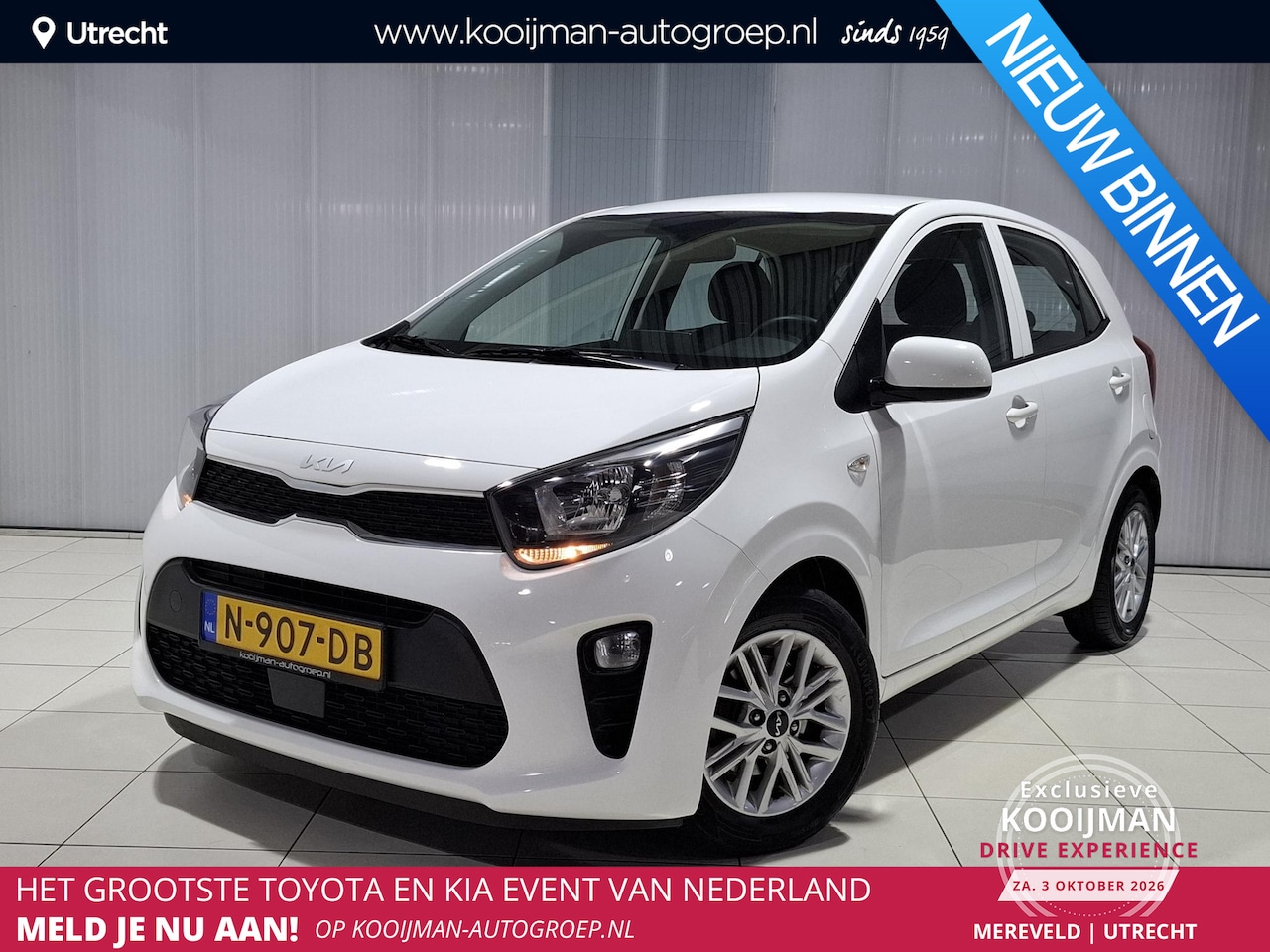 Kia Picanto - 1.0 DPi DynamicLine Apple Carplay/Android Auto, Camera. - AutoWereld.nl