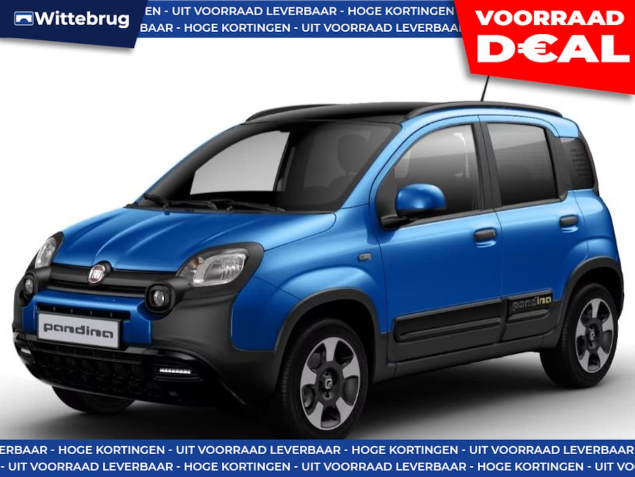 Fiat Panda - 1.0 Hybrid Pandina Cross DIRECT RIJDEN - RIJKLAAR - 8 JAAR GARANTIE - AutoWereld.nl