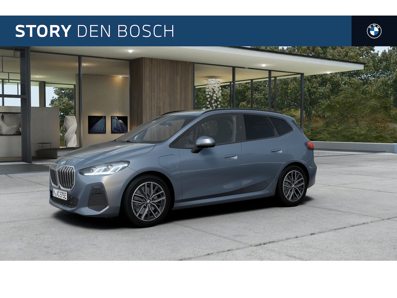 BMW 2-serie Active Tourer - 225e M Sport Automaat / Panoramadak / Trekhaak / Sportstoelen / M Adaptief onderstel / Ada - AutoWereld.nl