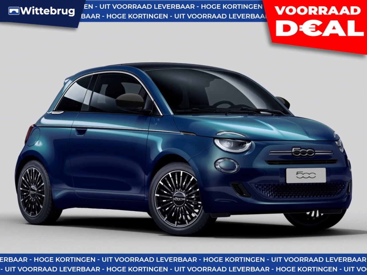 Fiat 500 - 1.0 Hybrid La Prima DIRECT RIJDEN - RIJKLAAR - PANORAMADAK - 8 JAAR GARANTIE - AutoWereld.nl