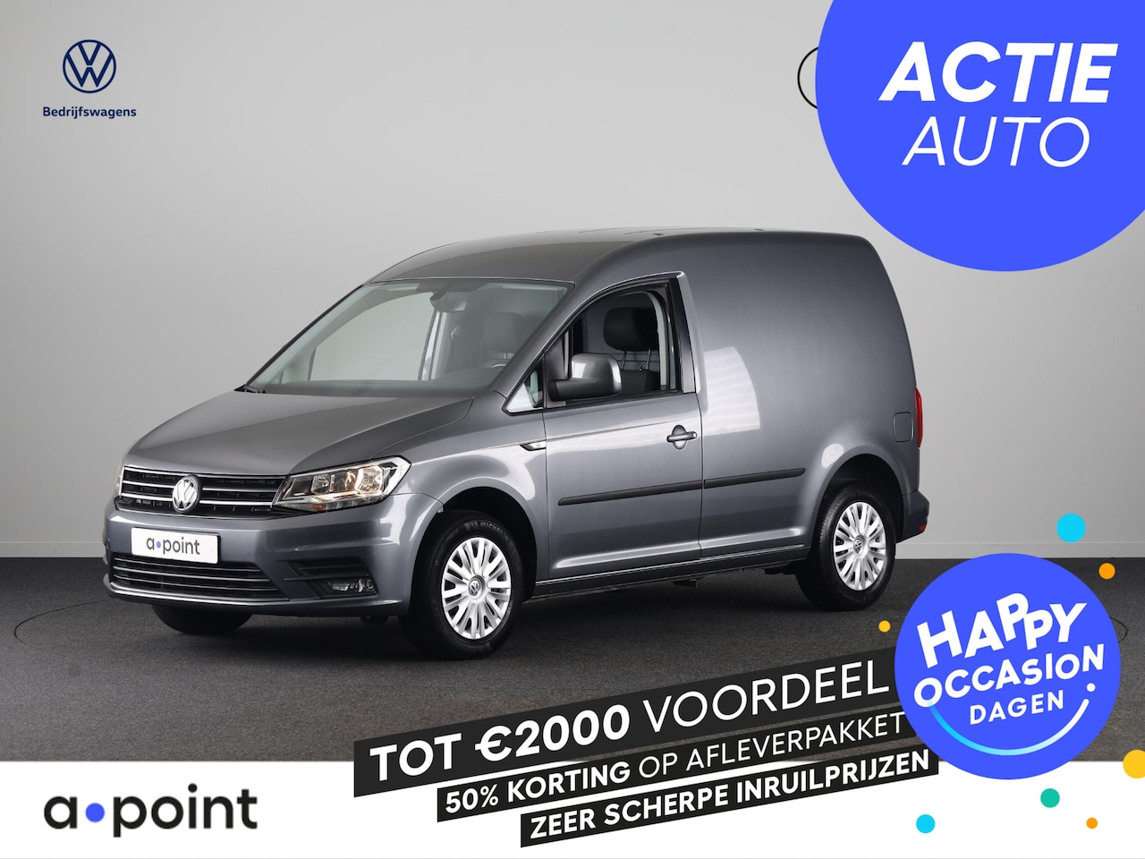 Volkswagen Caddy Cargo - 2.0 TDI L1H1 BMT Trendline 102PK DSG | Navigatie | Parkeersensoren | Meegespoten bumpers | - AutoWereld.nl