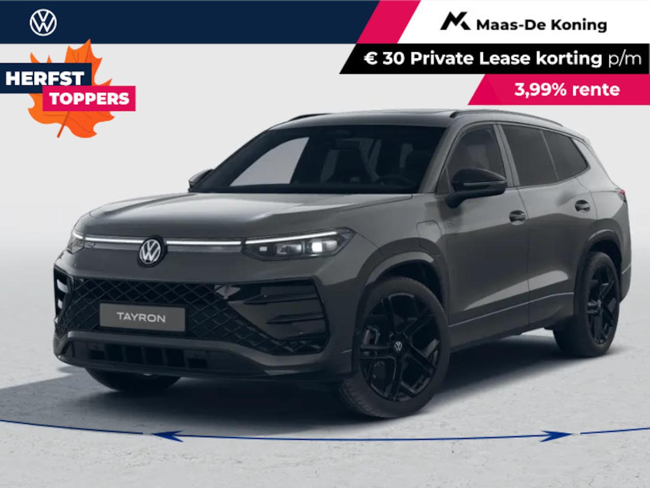 Volkswagen Tayron - R-Line Edition 1.5 eHybrid 272 PK 6 versn. DSG · Black Style Pakket · Panoramaschuif-kante - AutoWereld.nl