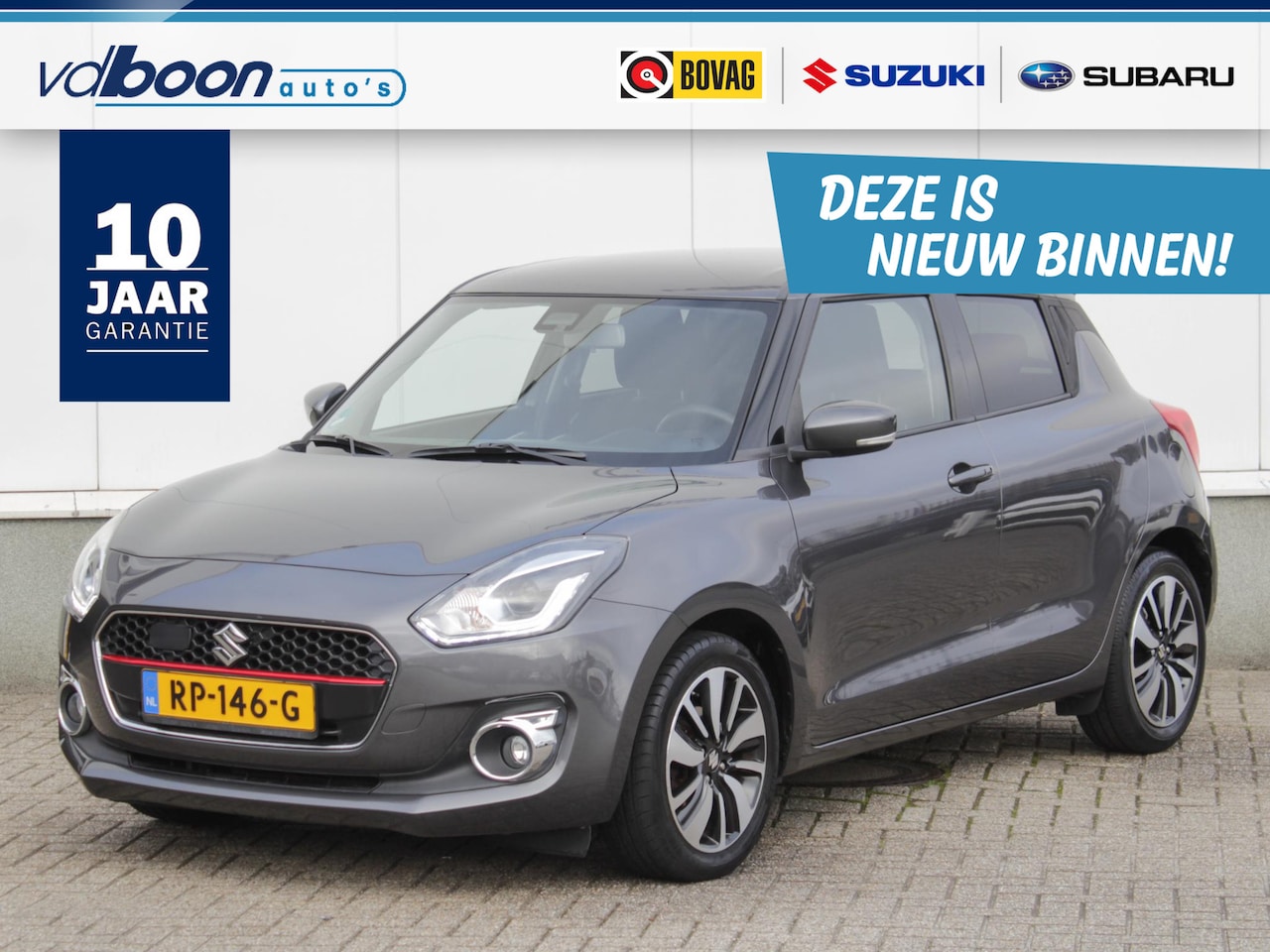 Suzuki Swift - 1.0 Stijl Smart Hybrid | Navi | Cruise | Clima | Lm-Velgen - AutoWereld.nl