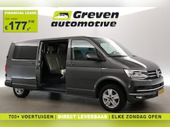 Volkswagen Transporter - 2.0 TDI L2H1 150PK | Dubbele Cabine | Automaat | Airco | Cruise | Trekhaak | Navi | Parkee