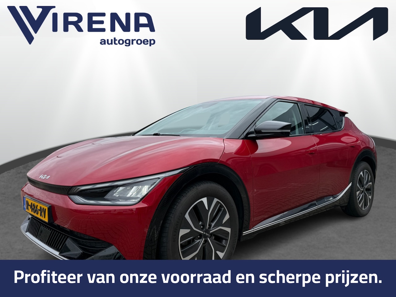 Kia EV6 - Plus 77.4 kWh Navigatie - Achteruitrijcamera - Stoelverwarming - Stuurverwarming - Stoelve - AutoWereld.nl