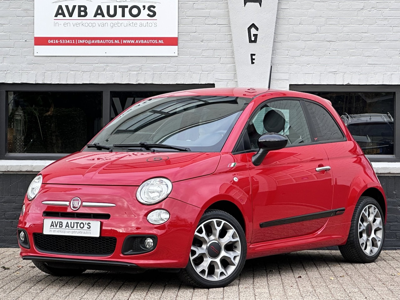Fiat 500 - 1.2 S Airco Leder Sport - AutoWereld.nl