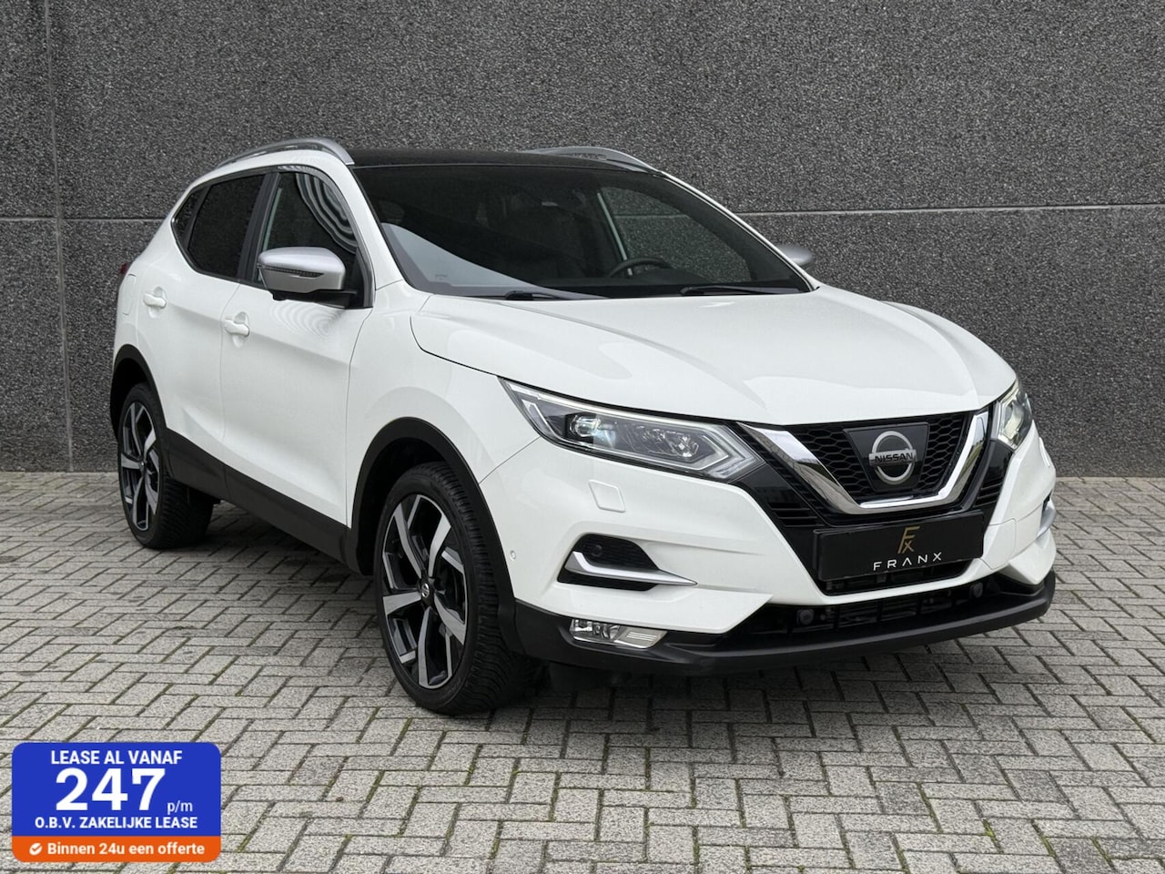Nissan Qashqai - 1.2 Tekna+ |Pano 360° Keyless Trekhaak Navi - AutoWereld.nl