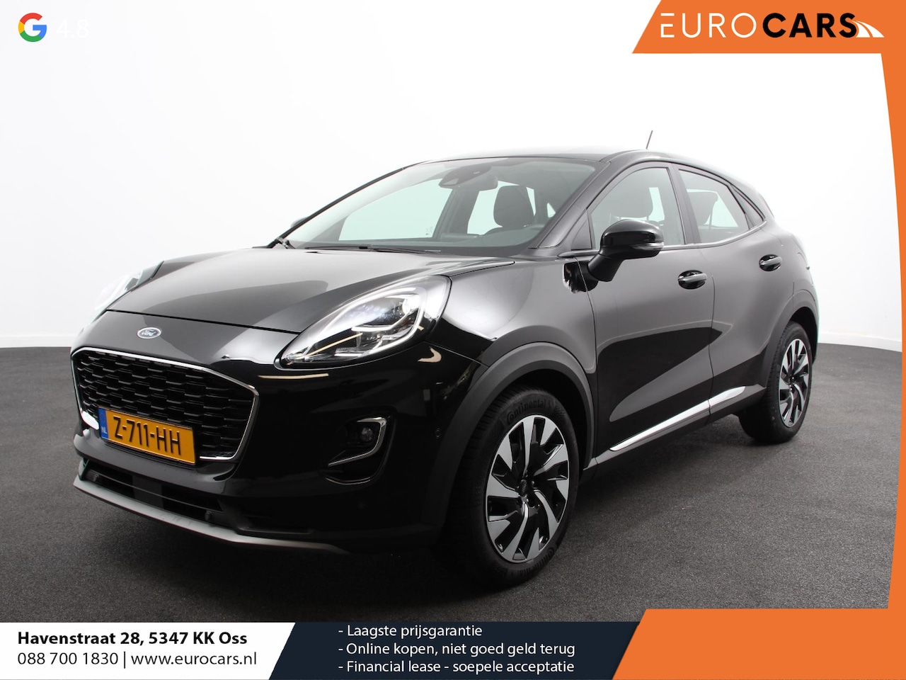 Ford Puma - 1.0 EcoBoost Automaat Hybrid Titanium Climate control Cruise control LED Parkeersensor ach - AutoWereld.nl