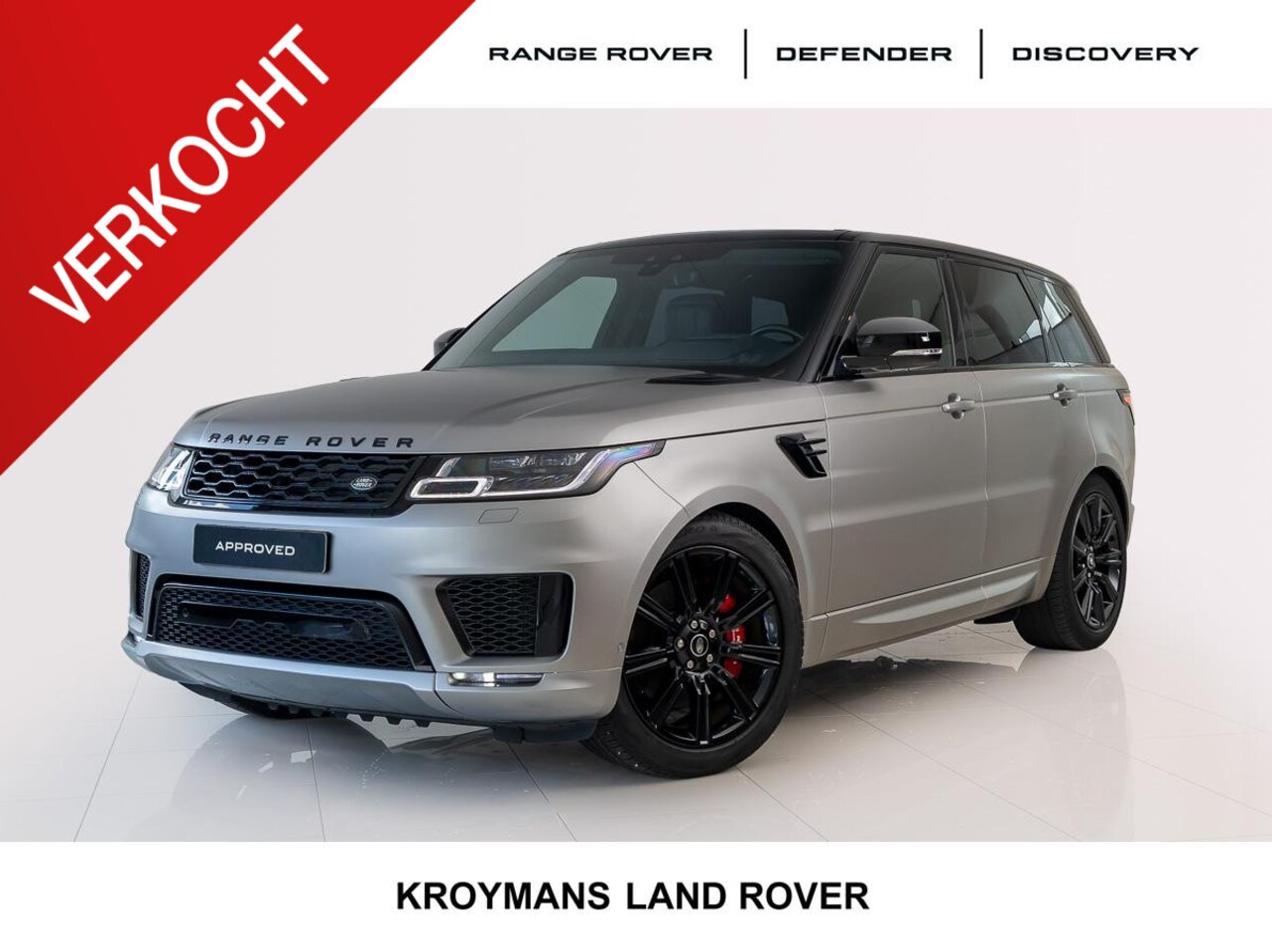 Land Rover Range Rover Sport - 2.0 P400e HSE Dynamic | SVO Premium Palette Grey | Head-Up | Stoelventilatie | 24 maanden - AutoWereld.nl