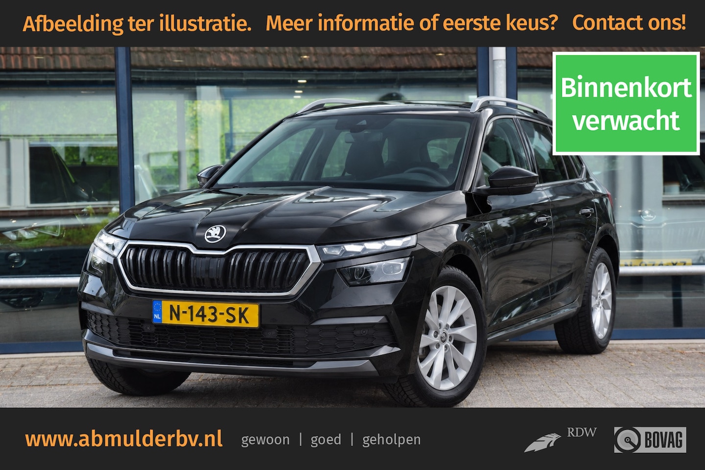 Skoda Kamiq - 1.0 TSI 110PK Sport Business DSG Automaat | Org. NL | BOVAG Garantie | Trekhaak |  Achteru - AutoWereld.nl