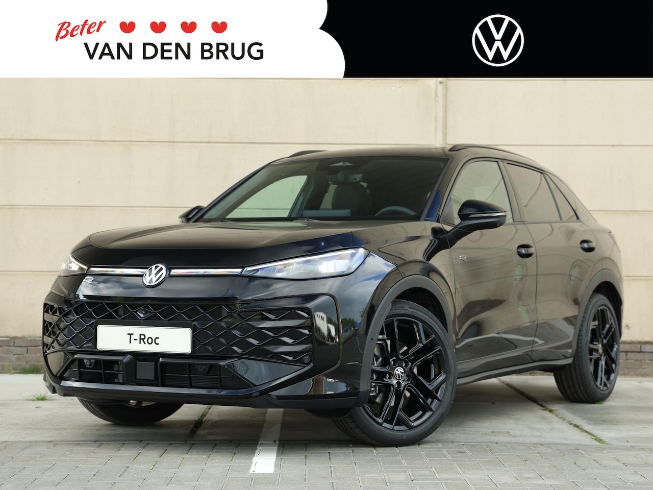 Volkswagen T-Roc - R-Line First Edition 1.5 eTSI 150 PK | Black style | Navigatie | Panoramadak | Trekhaak | - AutoWereld.nl