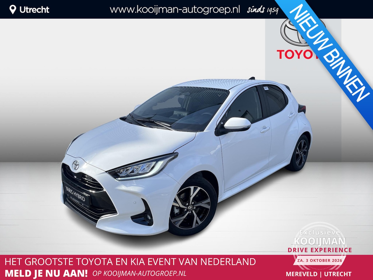 Toyota Yaris - 1.5 Hybrid 115 Dynamic €2.900 KORTING , VOORRAAD , SNEL RIJDEN - AutoWereld.nl