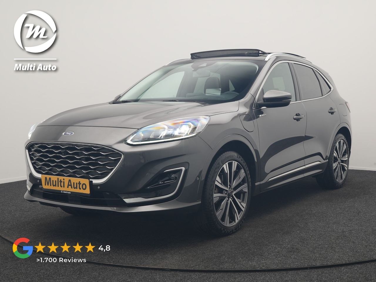 Ford Kuga - 2.5 Vignale PHEV 225pk Dealer O.H. | Trekhaak Af Fabriek | Panodak | Adaptive Cruise | Hea - AutoWereld.nl