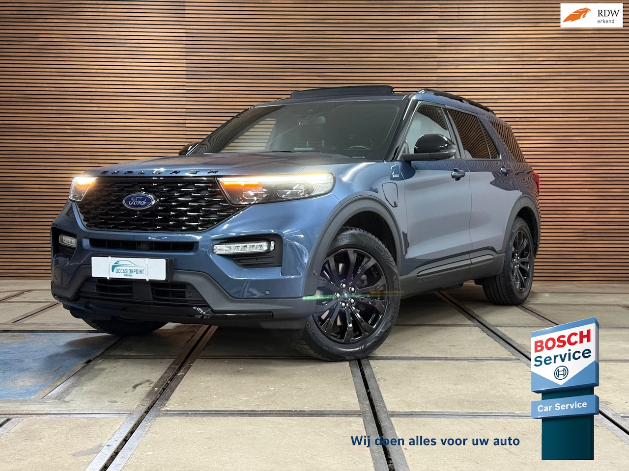 Ford Explorer - 3.0 V6 PHEV ST-Line | 7p. | Black Style | Vol! | Pano | Trekhaak | Winter Pack | B&O | ACC - AutoWereld.nl