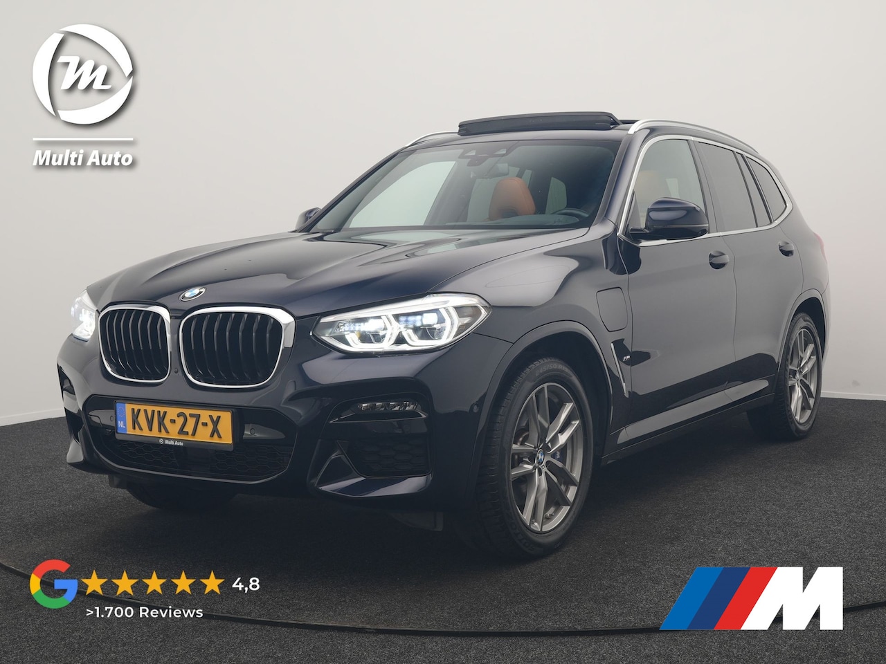 BMW X3 - xDrive30e M Sport PHEV 293pk Dealer O.H. | Panodak | Adaptive Cruise | Head Up | 360 Camer - AutoWereld.nl