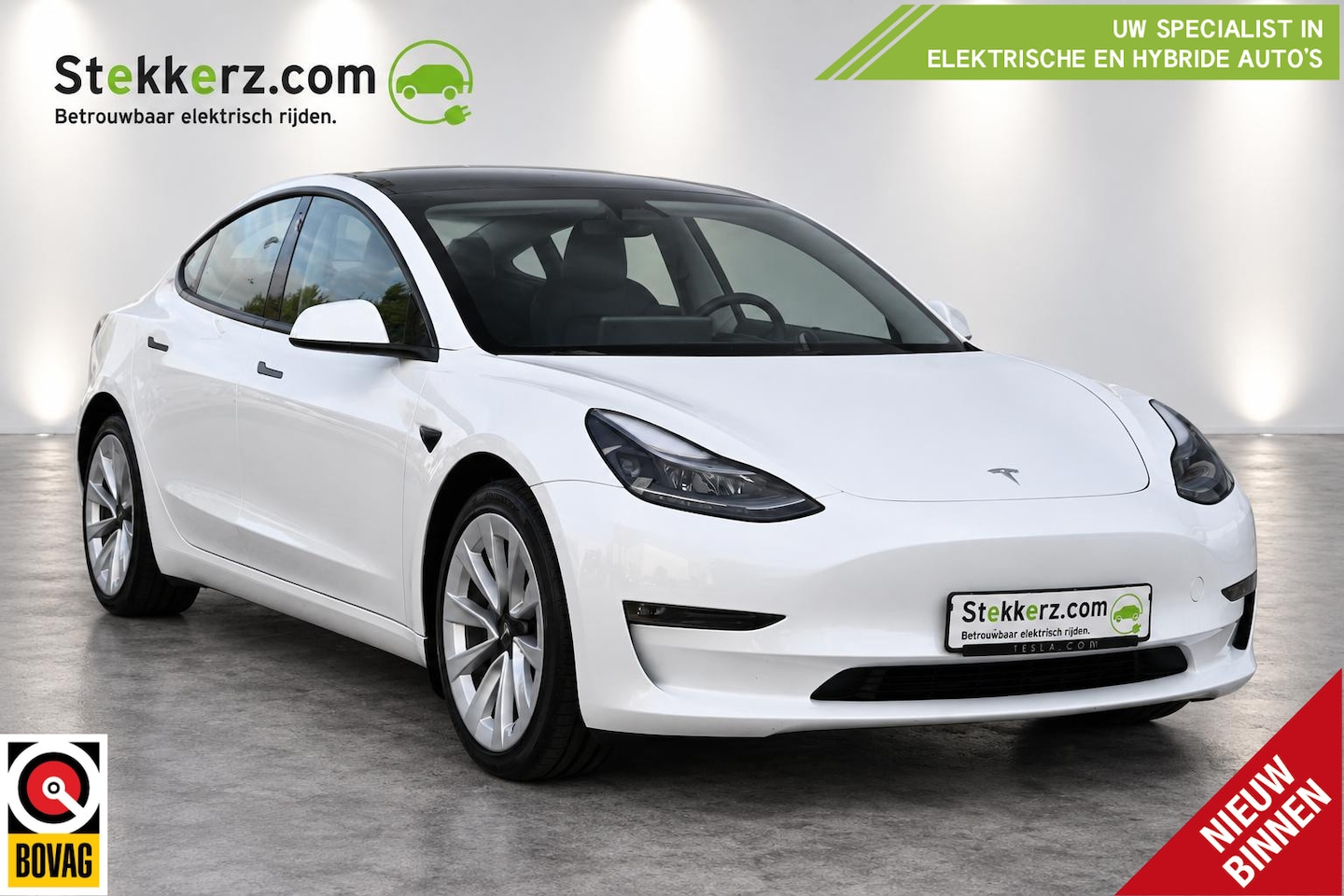 Tesla Model 3 - Performance AWD 75 kWh Parelmoer, All-in prijs incl. 12 mnd. Bovag Garantie! - AutoWereld.nl