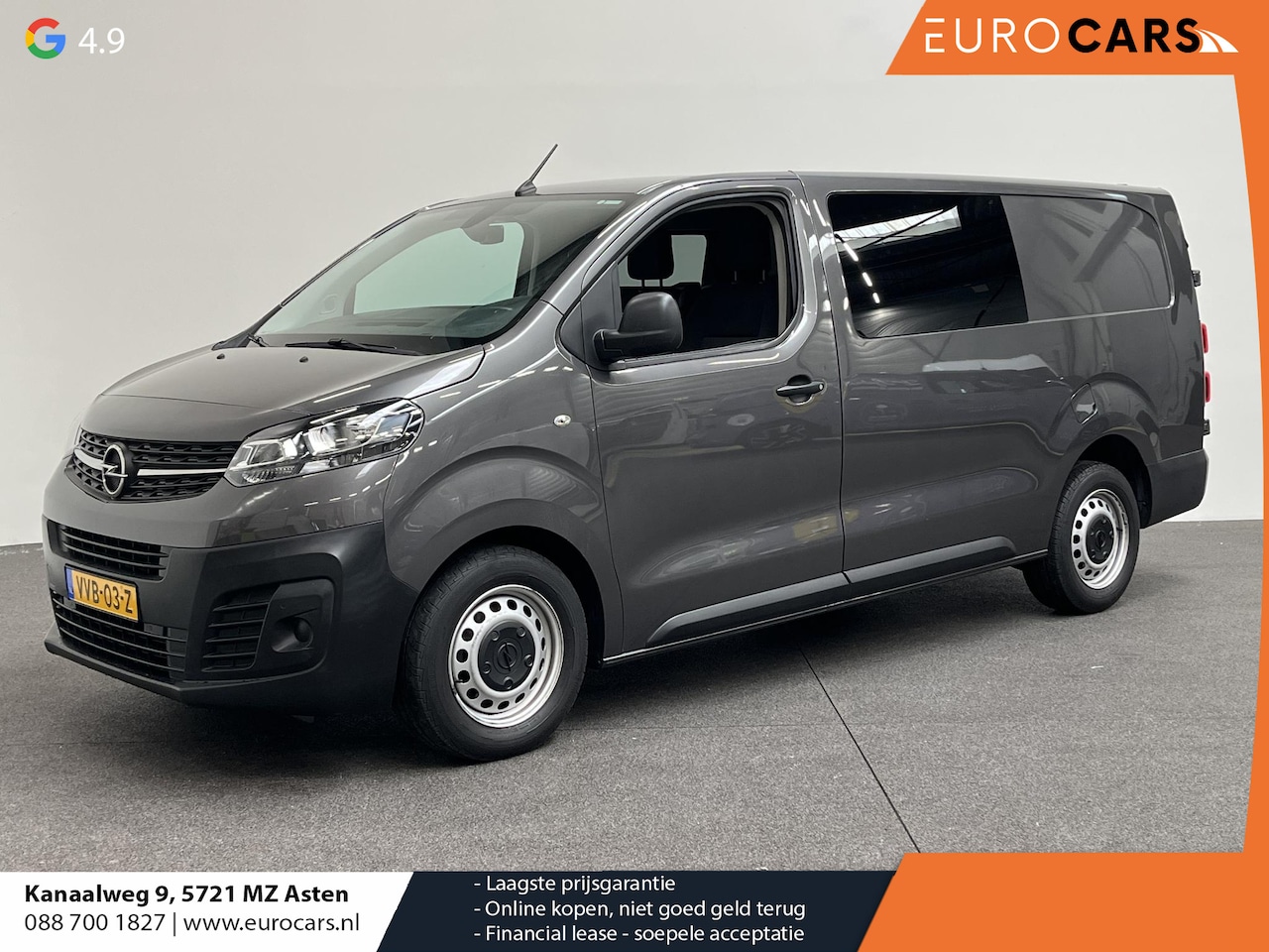 Opel Vivaro - 2.0 CDTI L3H1 Dubbele Cabine Automaat Airco Navigatie Trekhaak Camera Cruise Control - AutoWereld.nl
