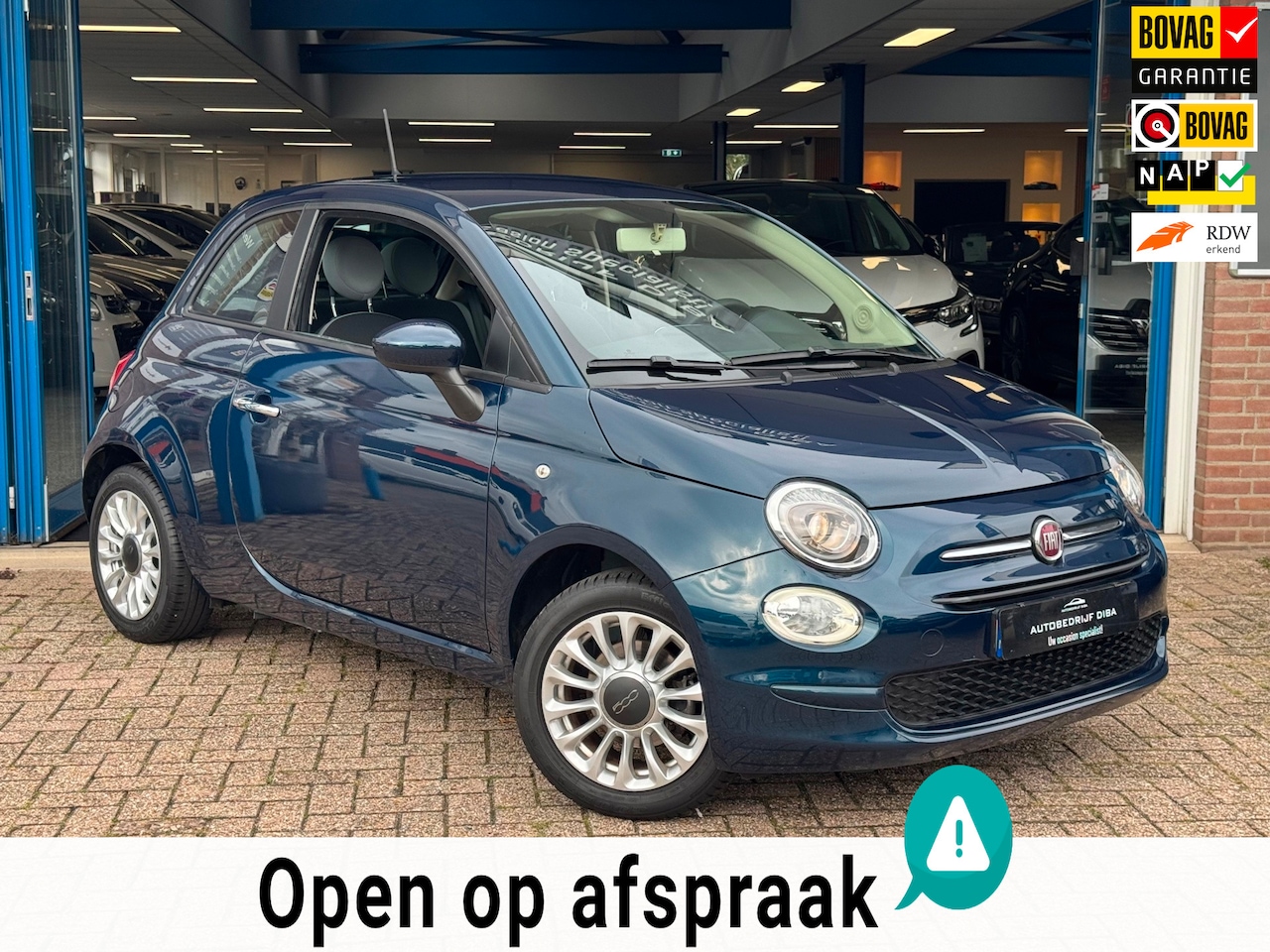 Fiat 500 - 1.2 Popstar 2016 AIRCO APK LM 19k km NAP! - AutoWereld.nl