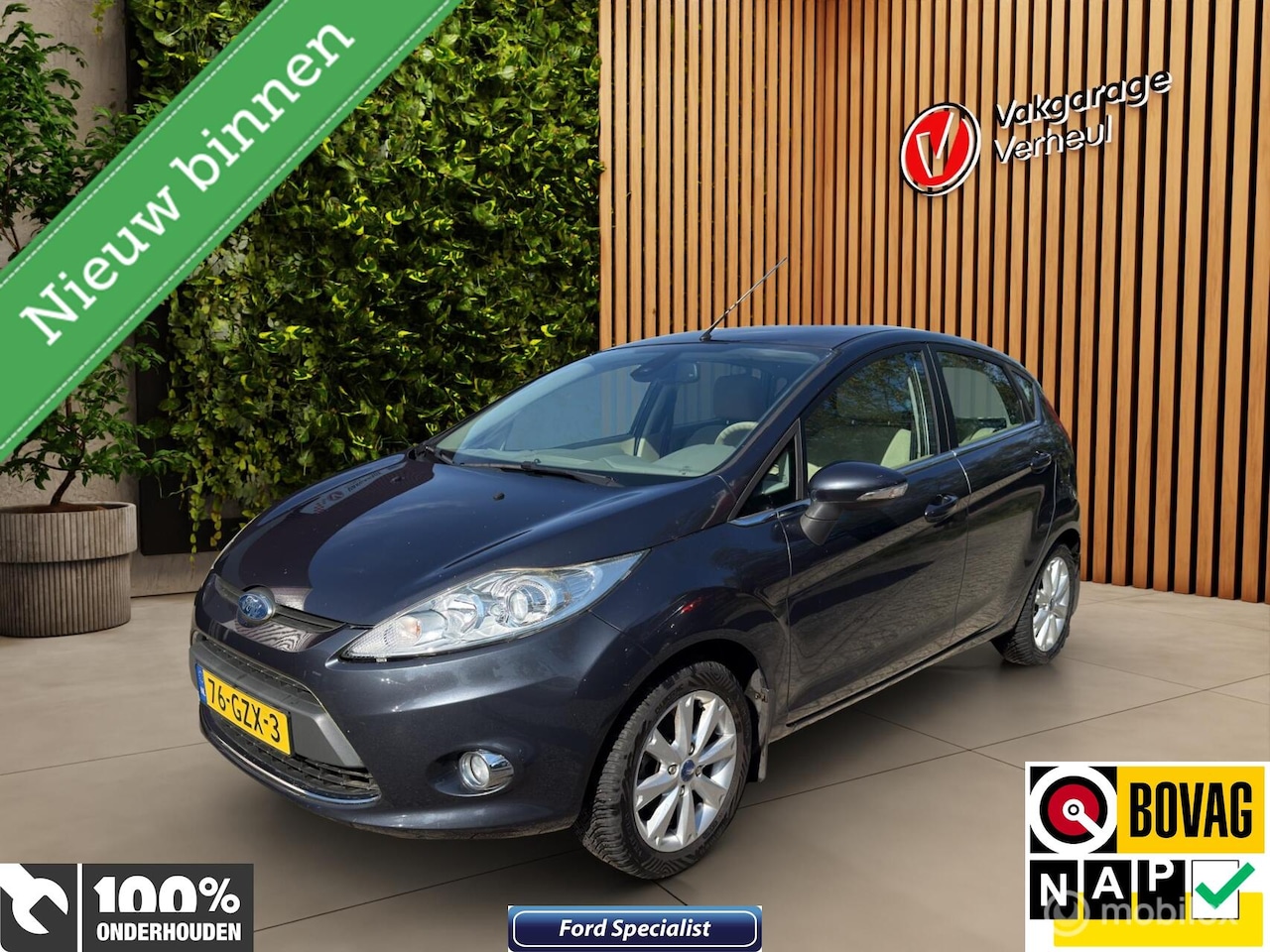 Ford Fiesta - 1.25 Ghia|82Pk|5Drs|Orgineel NL+Nap+Boekjes - AutoWereld.nl