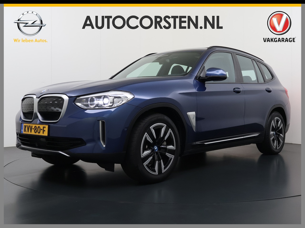 BMW iX3 - Panoramadak Soh 99% Leder Adap.Cruise Camera Apple Carplay Android Auto 3-Zone Ecc Executi - AutoWereld.nl