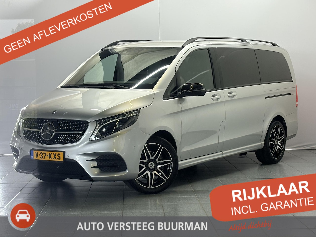 Mercedes-Benz V-klasse - 300d Lang Avantgarde Edition Dubbele Cabine, Leder, Stoelventilatie, Burmester Audio, Pano - AutoWereld.nl