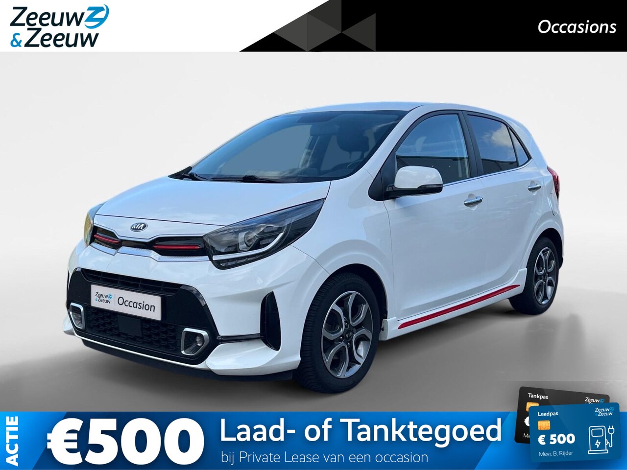 Kia Picanto - 1.0 DPi GT-Line | Keyless entry | Lederen bekleding | Navigatie - AutoWereld.nl