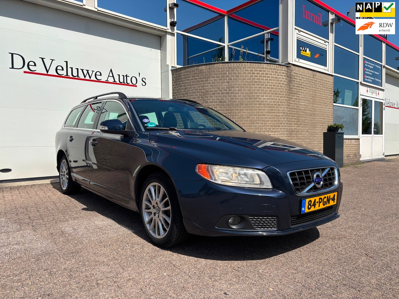 Volvo V70 - 2.0T Kinetic|203PK|Automaat|Cruise|BT|Leder| - AutoWereld.nl