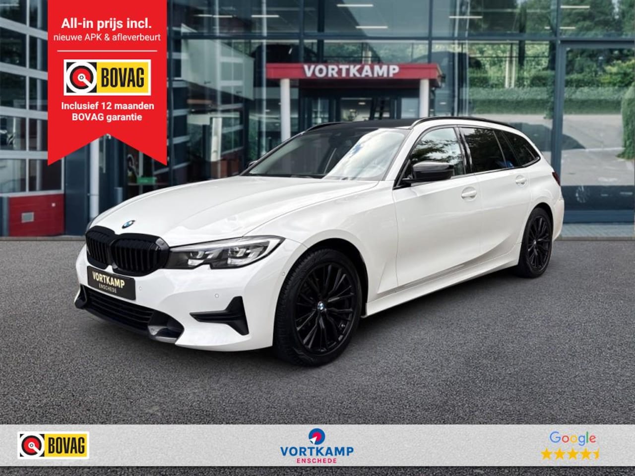 BMW 3-serie - 318I SPORTLINE M-PAKKET TREKHAAK/LEDER/CAMERA/STOELVERW/E-KLEP/CRUISE - AutoWereld.nl