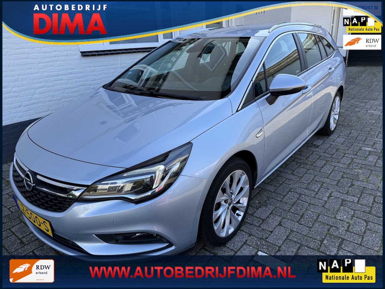 Opel Astra Sports Tourer - 1.4 Edition 150 Pk/ Navi/ Afnb Trekhaak/ ECC/ Cruise Control - AutoWereld.nl