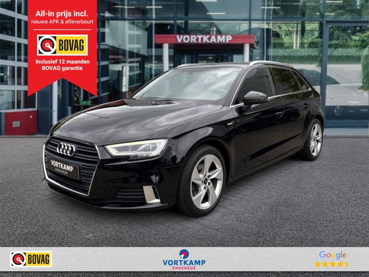 Audi A3 - 1.0 TFSI S-TRONIC SPORT S-LINE PDC/CRUISE/CLIMA/LED/NAVI - AutoWereld.nl