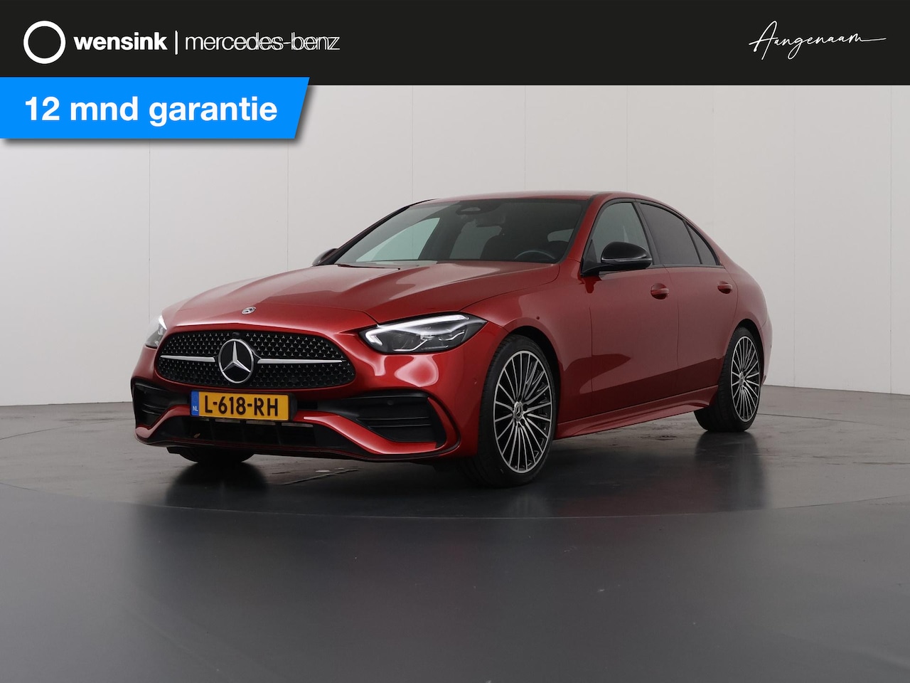 Mercedes-Benz C-klasse - 180 AMG Line | Night | Multispaaks velgen | Achteruitrijcamera | Stoelverwarming | - AutoWereld.nl