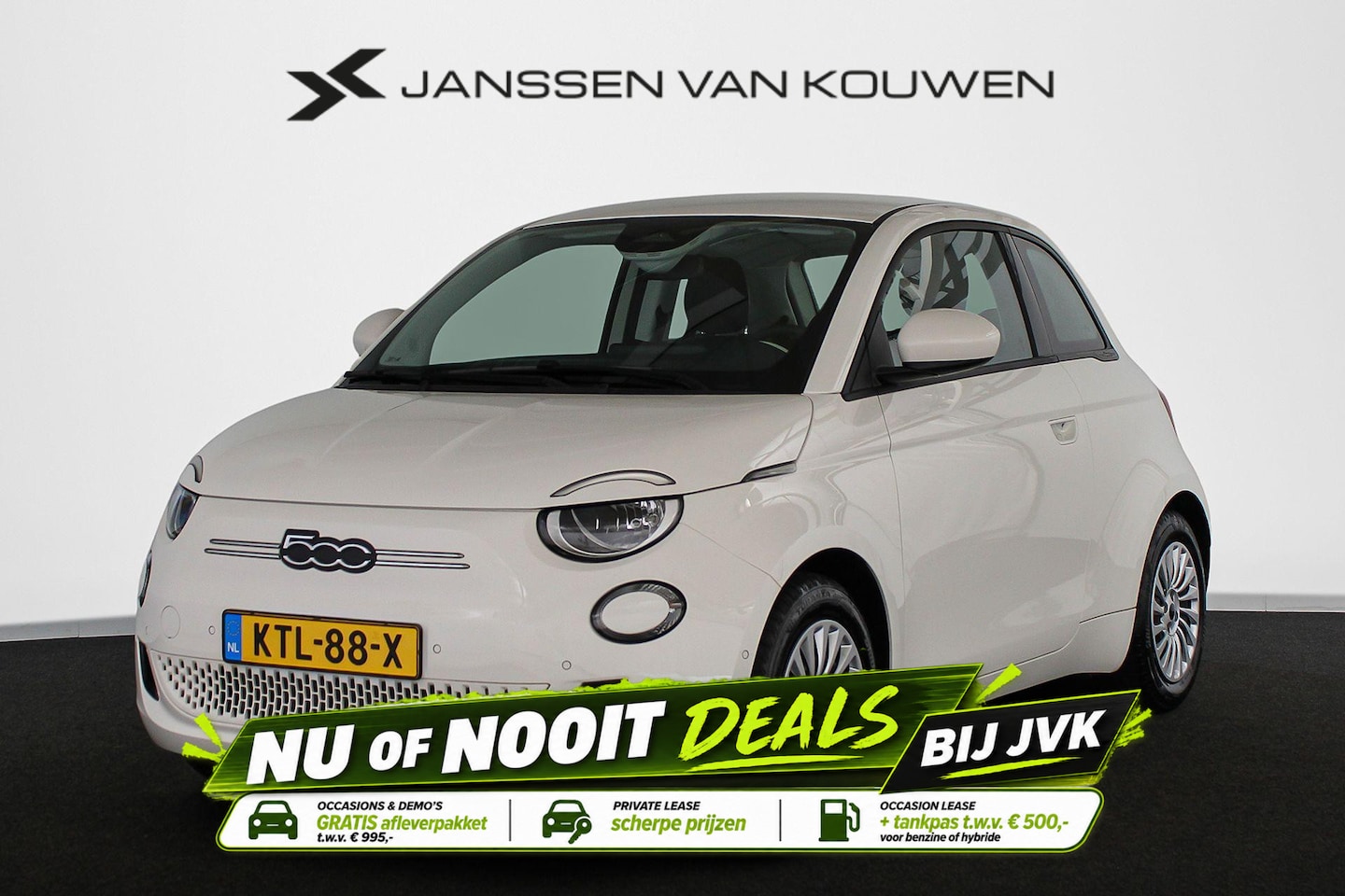 Fiat 500 - 3+1 Icon 42 kWh SOH 97% Achteruitrijcamera Apple CarPlay Stoelverwarming - AutoWereld.nl