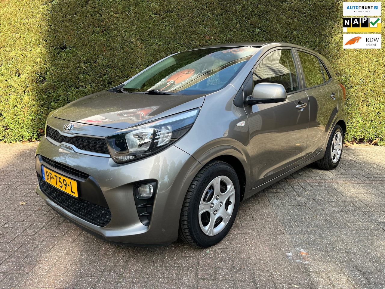 Kia Picanto - 1.0 CVVT EconomyPlusLine Airco, 5deurs, Eerste eigenaar, NAP, - AutoWereld.nl