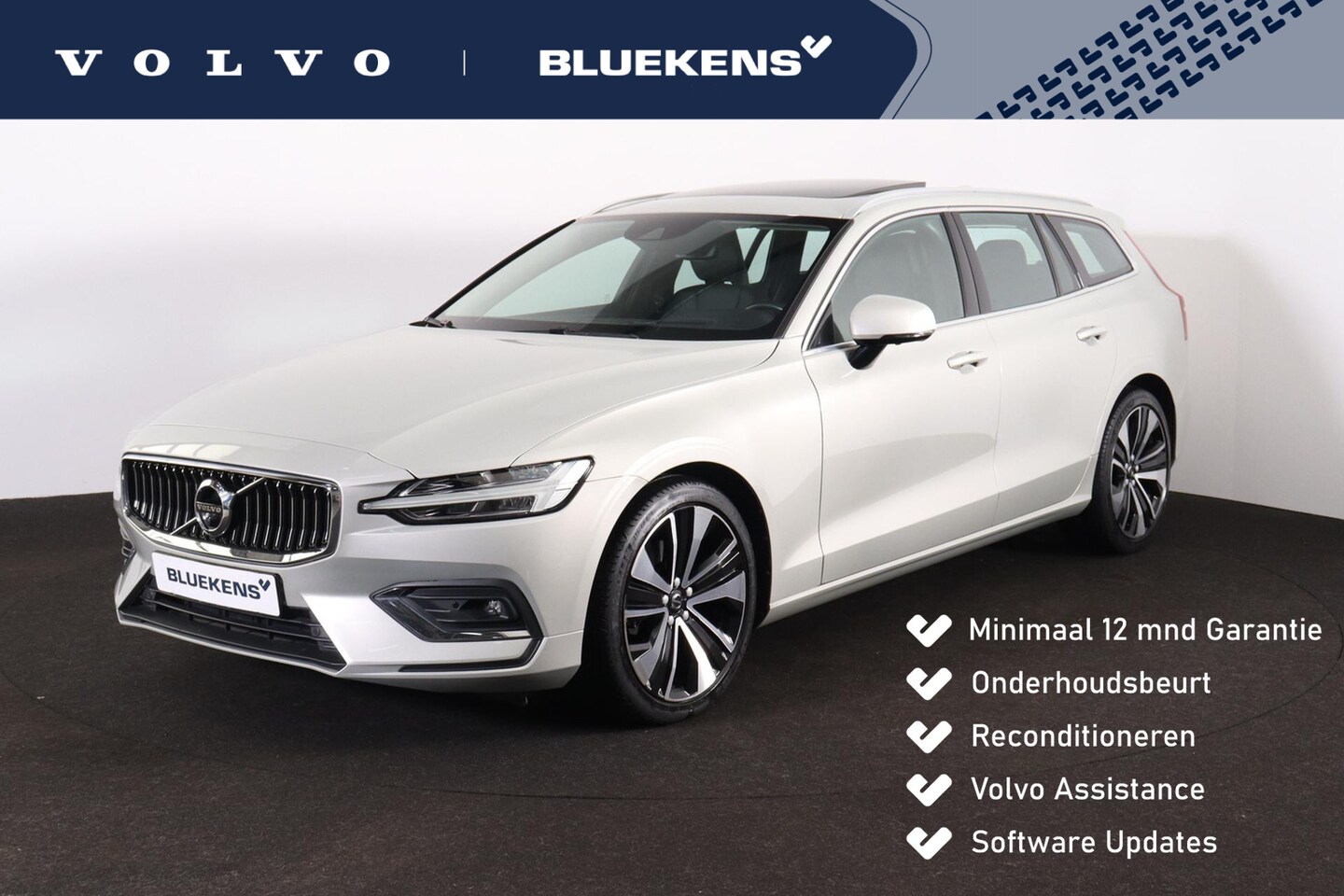 Volvo V60 - B3 Inscription - Panoramisch schuif-/kanteldak - Parkeerverwarming - Harman Kardon Audio - - AutoWereld.nl