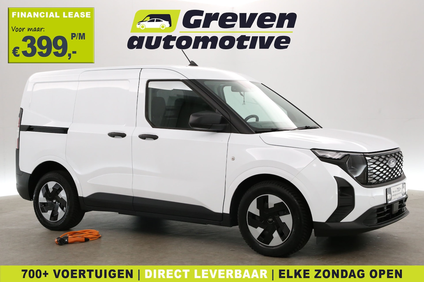 Ford Courier - e-Courier 54 kWh 136PK | Snelladen | Virtual | Camera | Cruise | Carplay | Stoel/Stuurverw - AutoWereld.nl