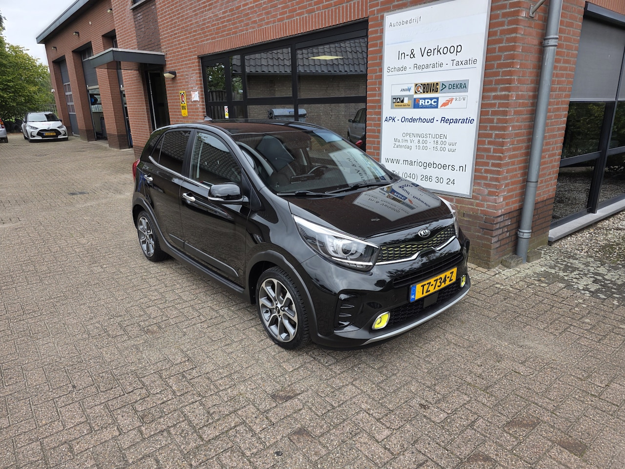 Kia Picanto - 1.2 CVVT X-Line | Stuur/stoel verwarming | Camera | Leder | - AutoWereld.nl