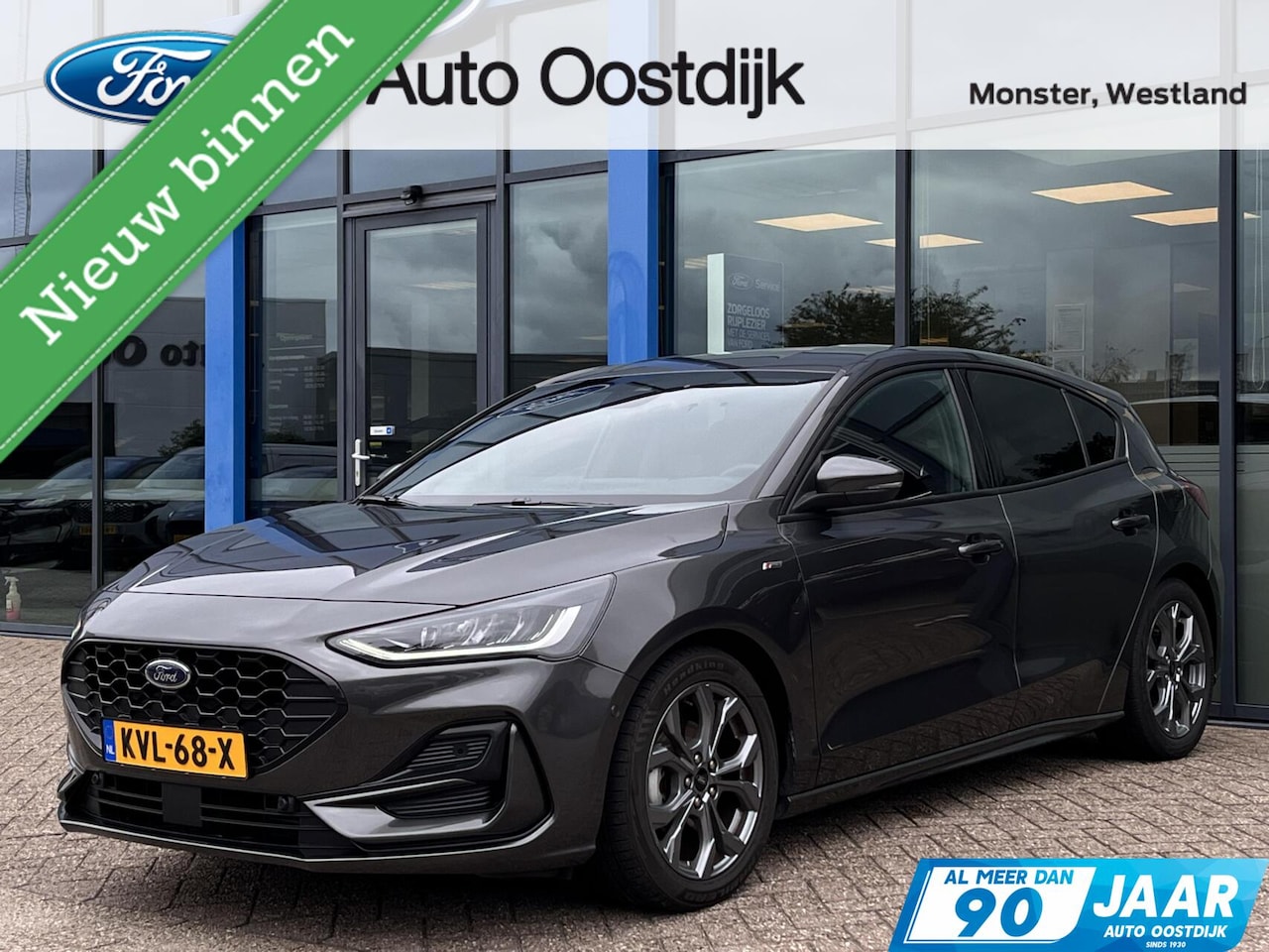 Ford Focus - 1.0 EcoBoost Hybrid ST Line X 155PK Automaat Winterpack Adaptieve Cruise Camera B&O Navi P - AutoWereld.nl