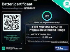 Ford Mustang Mach-E - Extended RWD 98 kWh 95% SOH LONG RANGE