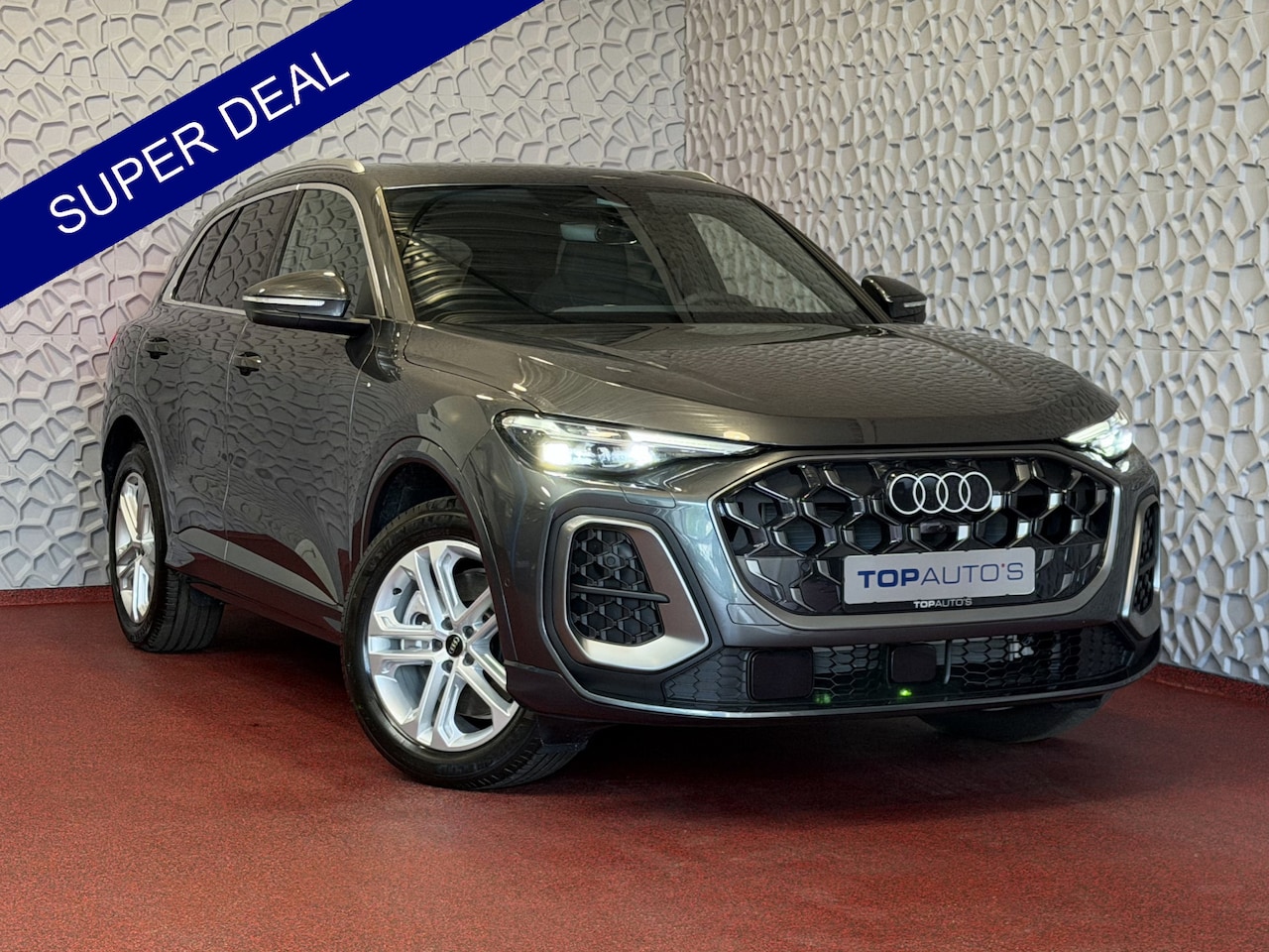 Audi Q5 - 2.0 TFSI E-HYBRID QUATTRO 300 PK S-EDITION PANO PASS.DISPLAY LEER 360CAM TREKHAAK MATRIXX - AutoWereld.nl