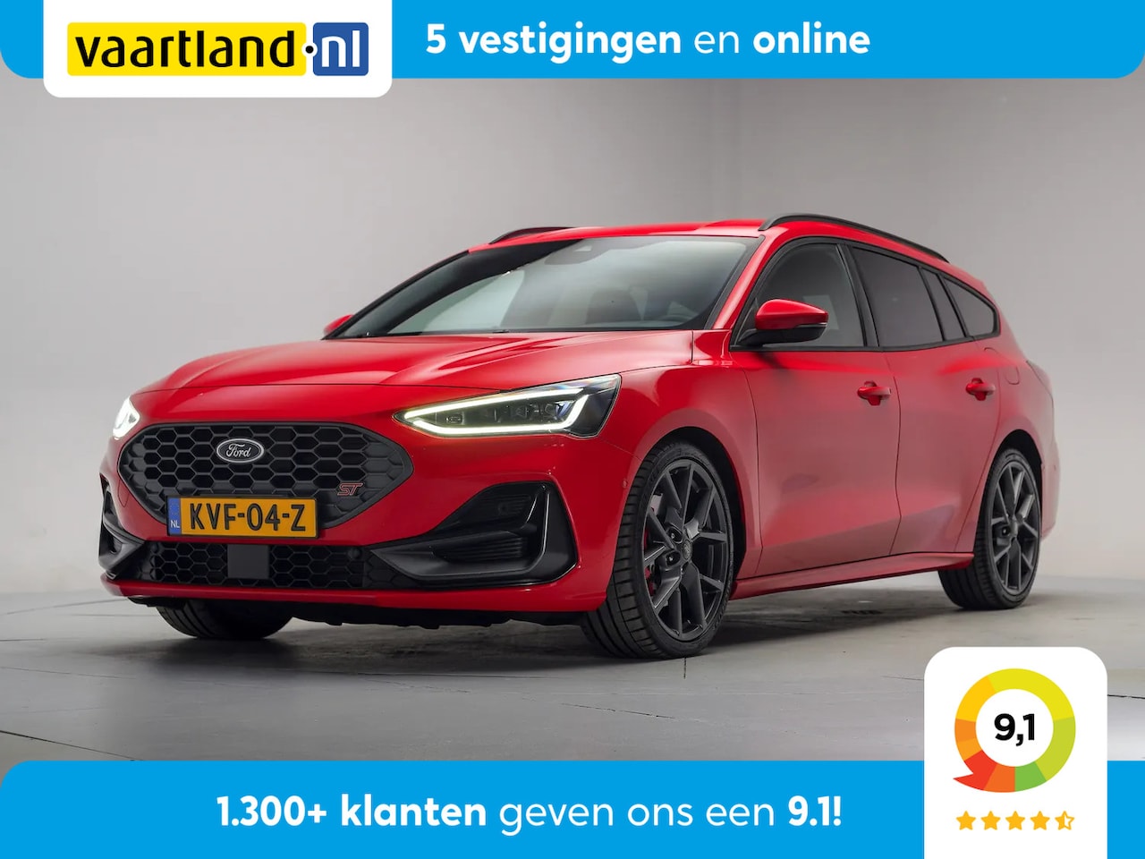 Ford Focus - 2.3 EcoBoost ST Aut. [ HUD Perf.stoelen B&O Winterpakket Camera ] - AutoWereld.nl