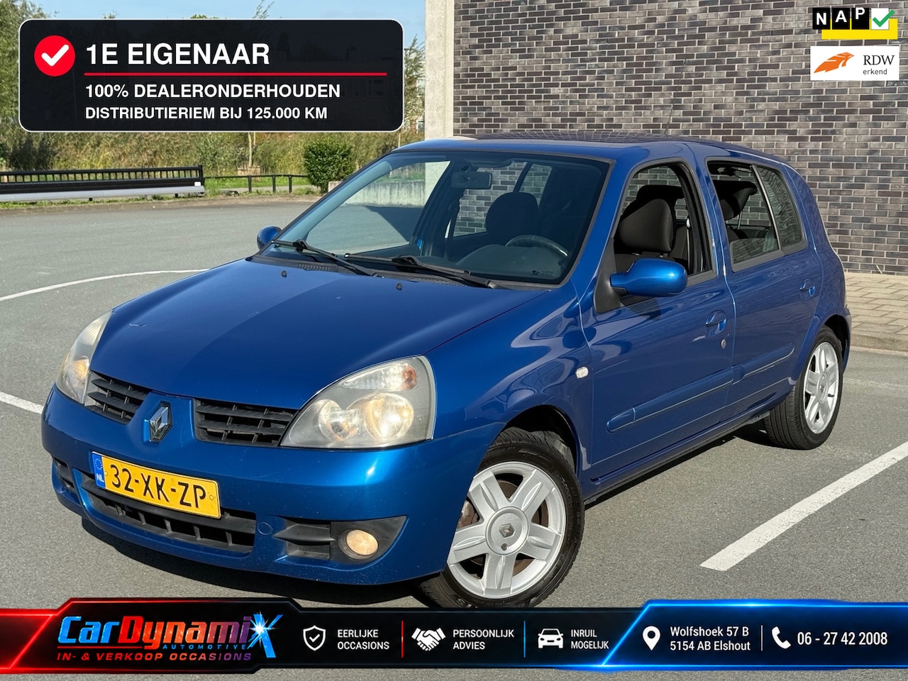 Renault Clio - 1.2-16V Campus | 1e Eigenaar | Dealer Onderhouden | Airco - AutoWereld.nl